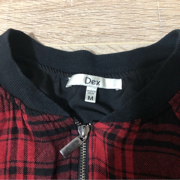 Dex Sweater - Buffalo Plaid Zip up - Picture 2 of 3